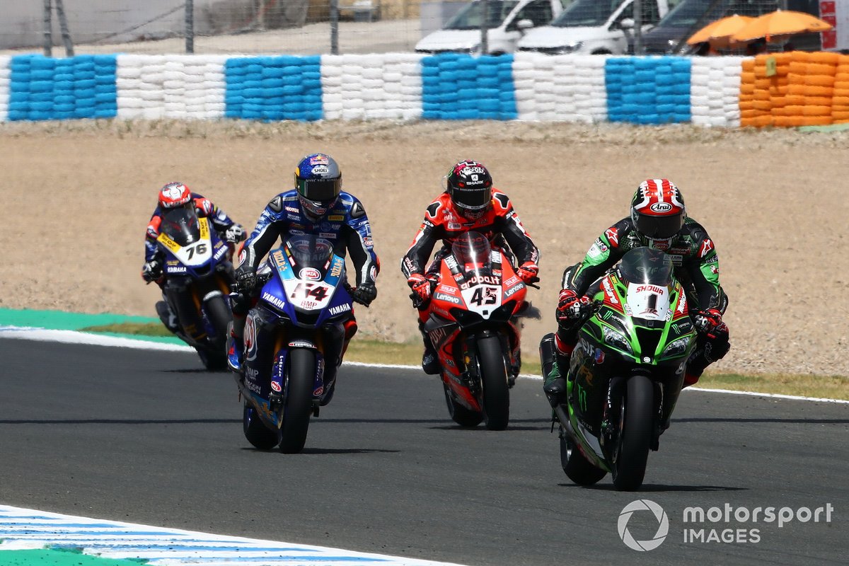 Jonathan Rea, Kawasaki Racing Team, Toprak Razgatlioglu, Pata Yamaha, Scott Redding, Aruba.it Racing Ducati