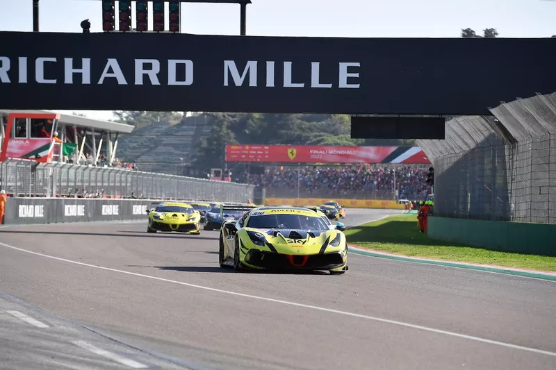La partenza della Finale Coppa 