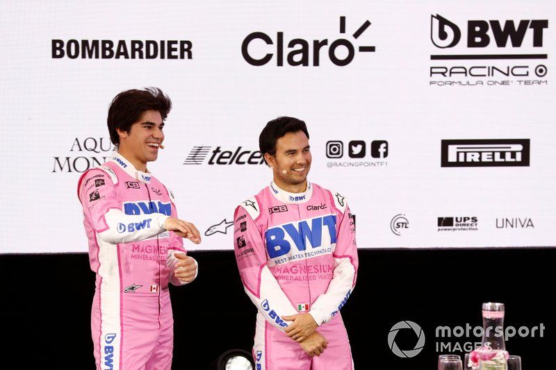 Sergio Pérez, Racing Point y Lance Stroll, Racing Point