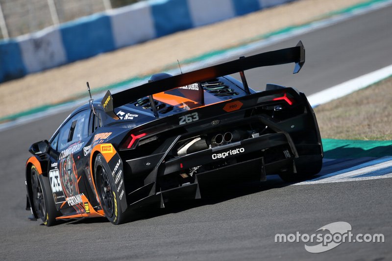 #263 Huracan Super Trofeo Evo, FFF Racing Team: Takashi Kasai, Juuso Puhakka