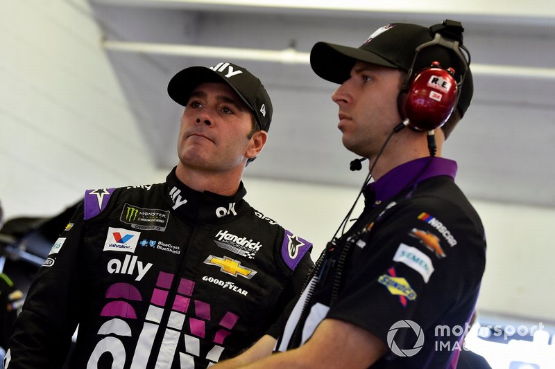  Jimmie Johnson, Hendrick Motorsports, mit Cliff Daniels