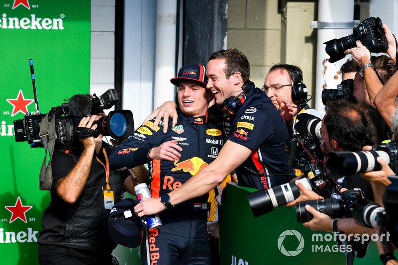 Обладатель поула Макс Ферстаппен, Red Bull Racing