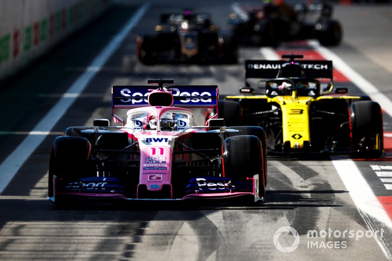 El duelo por la novena posición, con "Checo" Pérez de protagonista