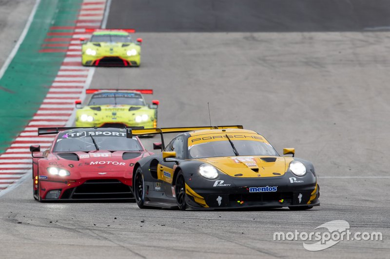 #56 Team Project 1 - Porsche 911 Rsr: Egidio Perfetti, Laurents Horr, Matteo Cairoli