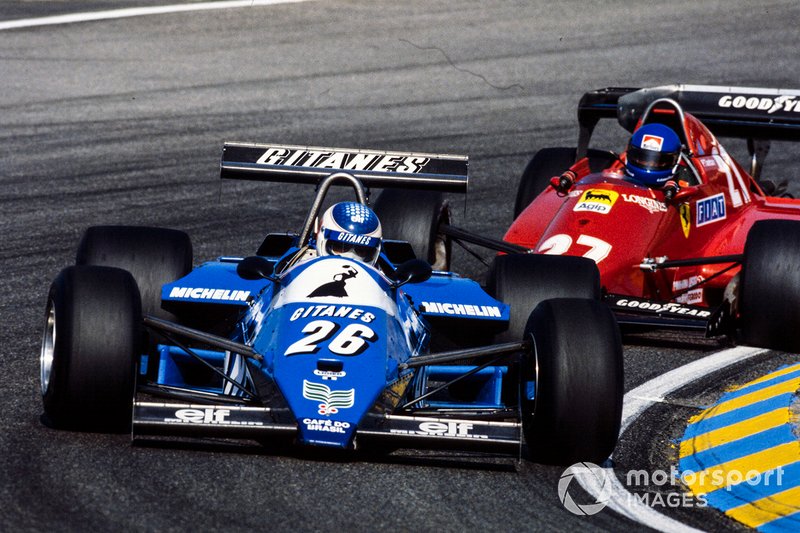 Raul Boesel, Ligier JS21 Ford, Patrick Tambay, Ferrari 126C3