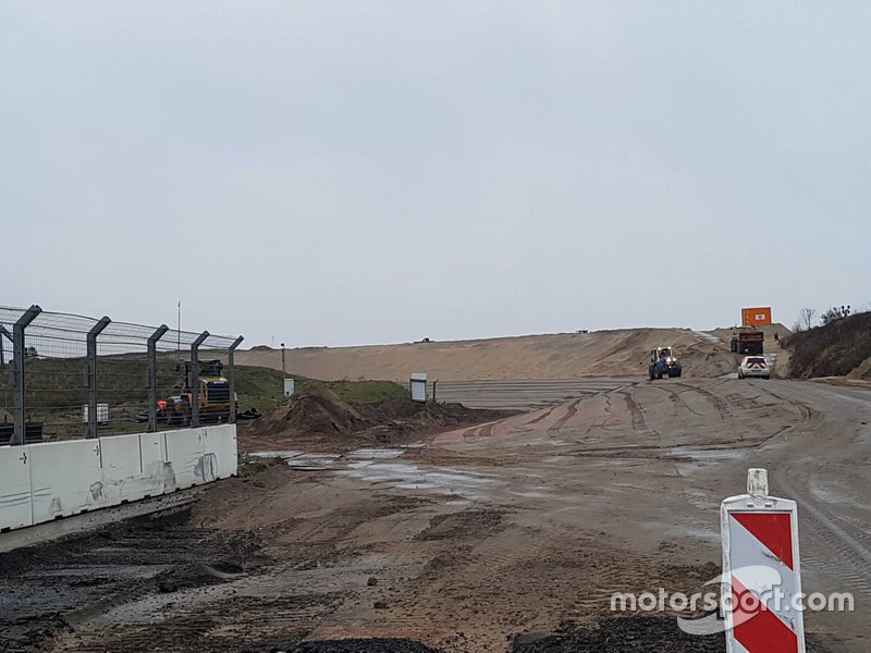 Les travaux de rénovation à Zandvoort