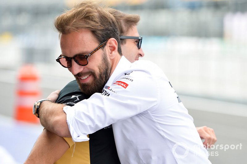 Jean-Eric Vergne, DS Techeetah abbraccia Antonio Felix da Costa, DS Techeetah