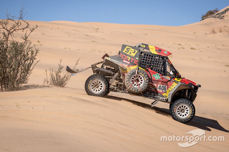 #406 Xtremeplus Polaris Factory Team: Jose Luis Pena Campo, Rafael Tornabell Cordoba