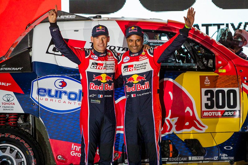 #300 Toyota Gazoo Racing: Nasser Al-Attiyah, Matthieu Baumel