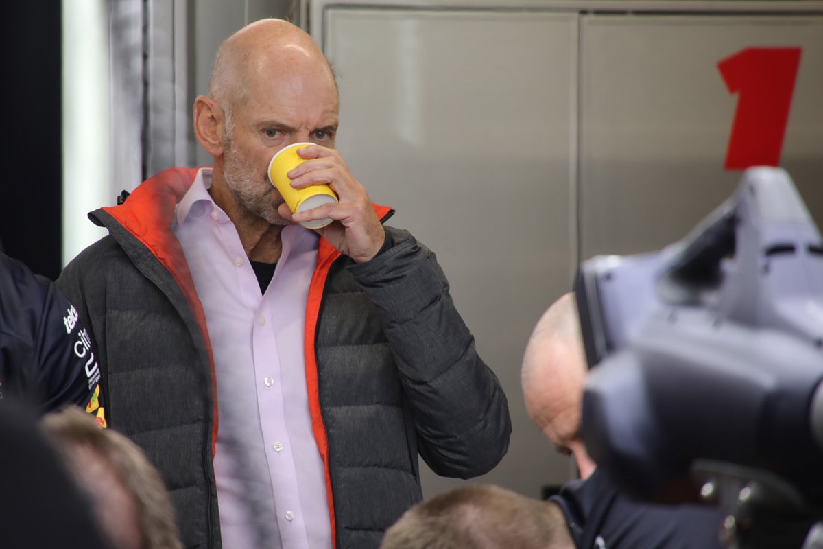 Adrian Newey, responsable del Red Bull RB18. 