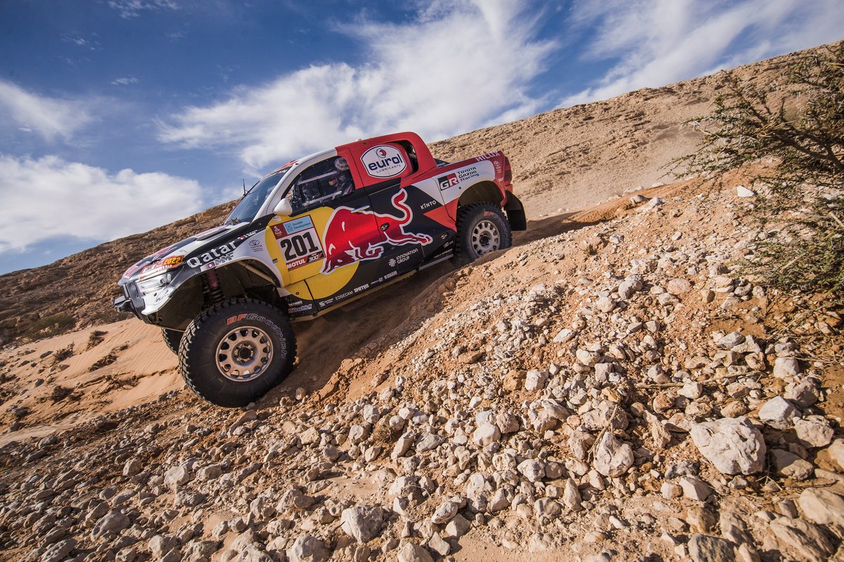 #201 Toyota Gazoo Racing Toyota: Nasser Al-Attiyah, Matthieu Baumel