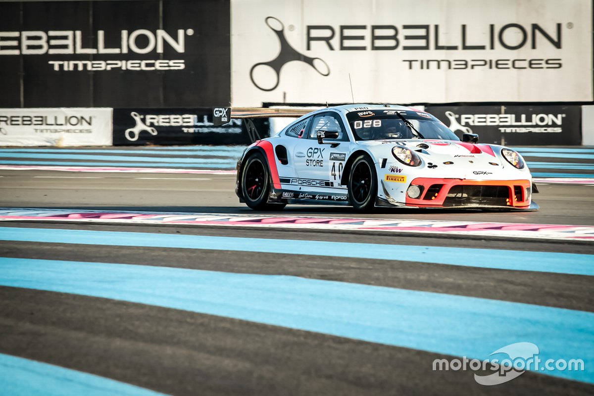 #40 GPX Racing Porsche 911 GT3-R: Romain Dumas, Lous Deletraz, Thomas Preining