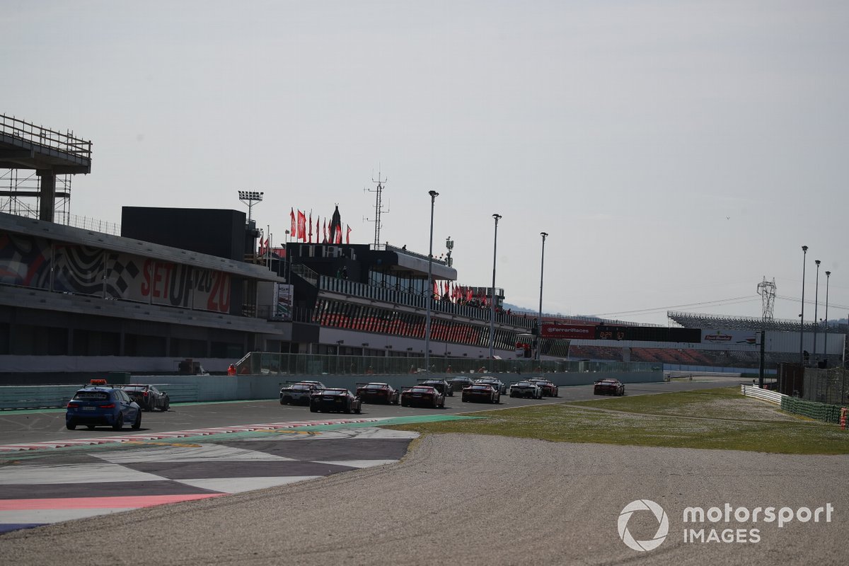 La partenza della Finale Mondiale Ferrari, Trofeo Pirelli 2020
