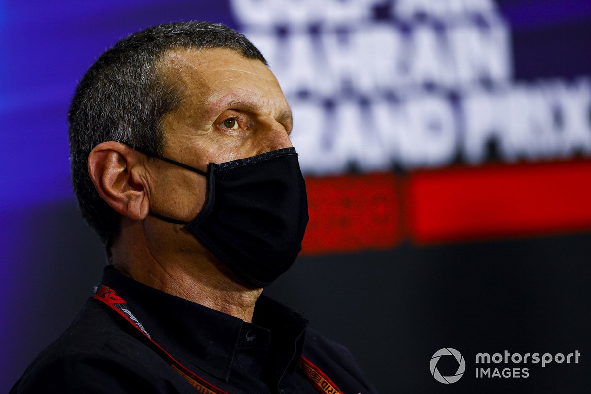 Guenther Steiner, Team Principal, Haas F1, in conferenza stampa