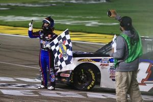 Race winner John Hunter Nemechek, Kyle Busch Motorsports, Toyota Tundra