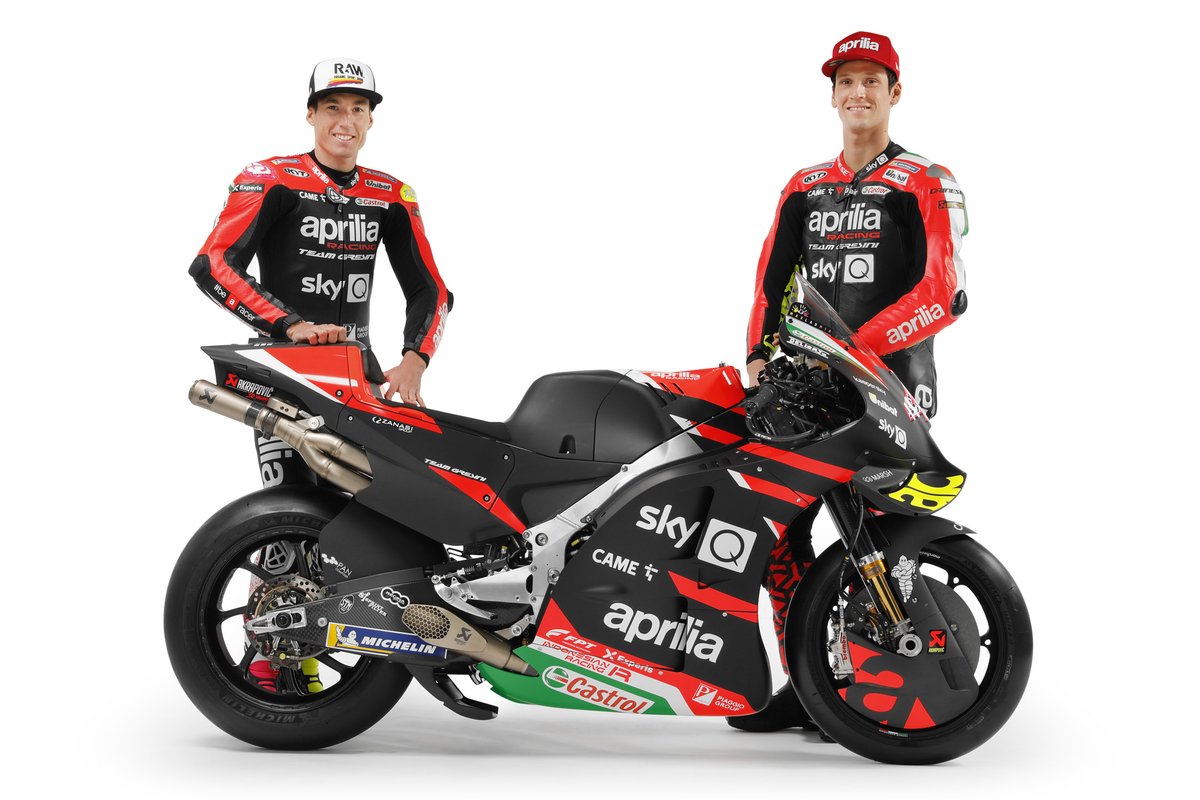 Aleix Espargaro en Lorenzo Savadori, Aprilia Racing Team Gresini
