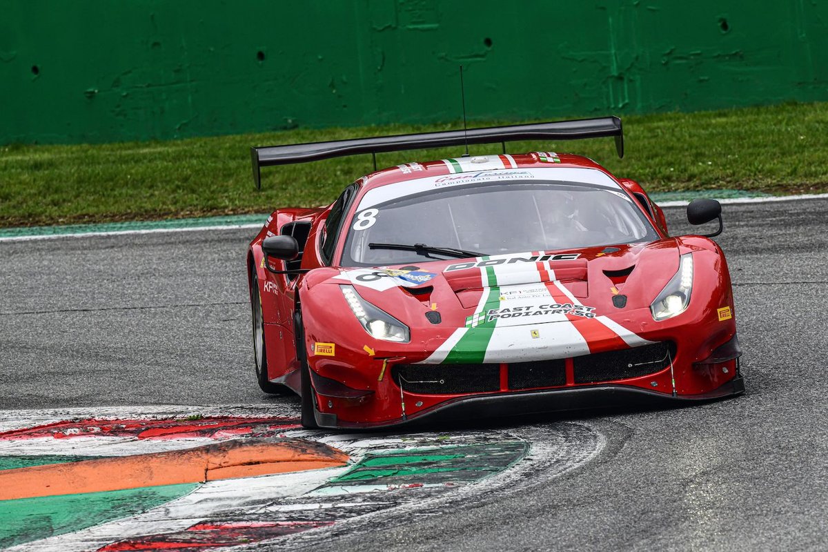 #8 AF Corse, Ferrari 488 GT3 Evo: Carrie Schreiner, Sean Hudspeth