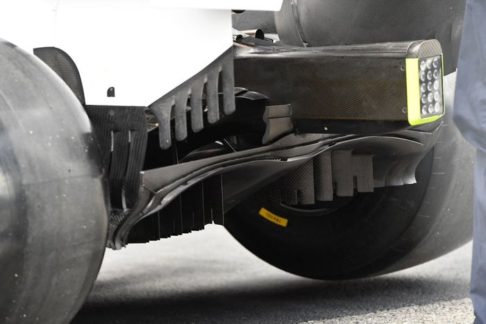 Difusor del AlphaTauri AT02