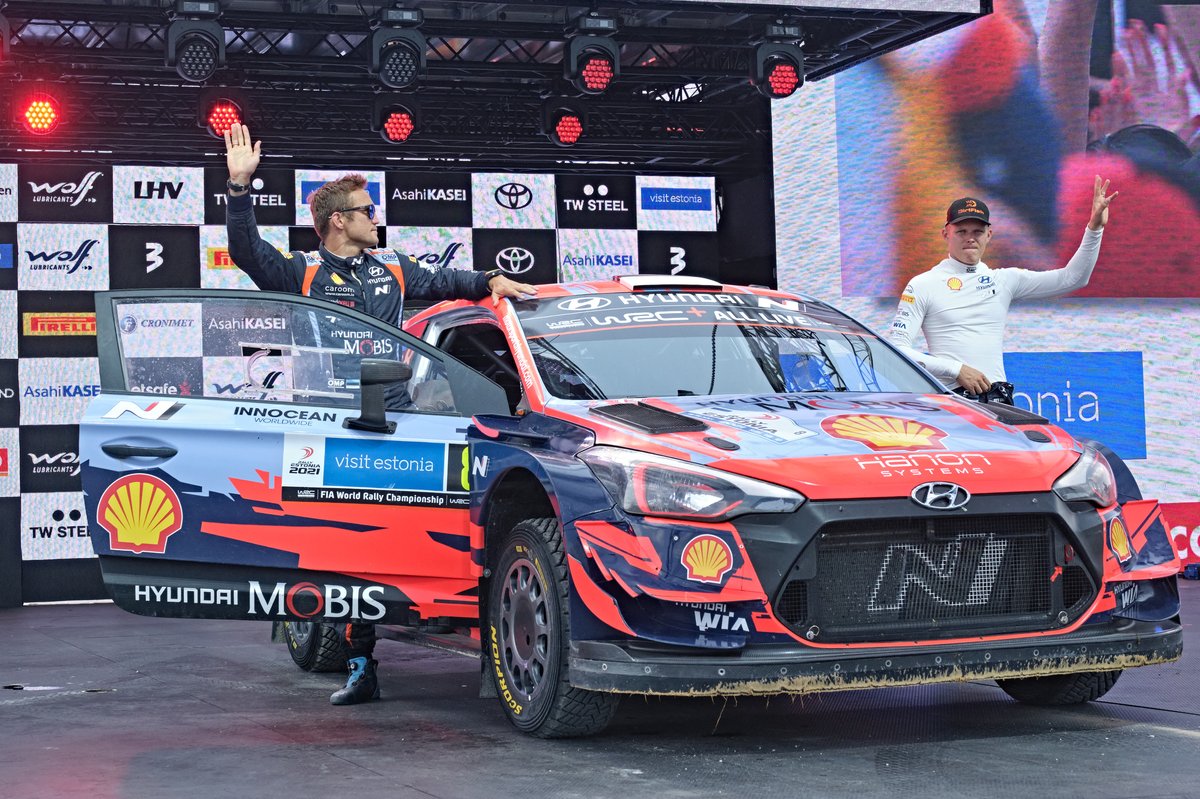 Ott Tänak, Martin Järveoja, Hyundai Motorsport Hyundai i20 Coupe WRC