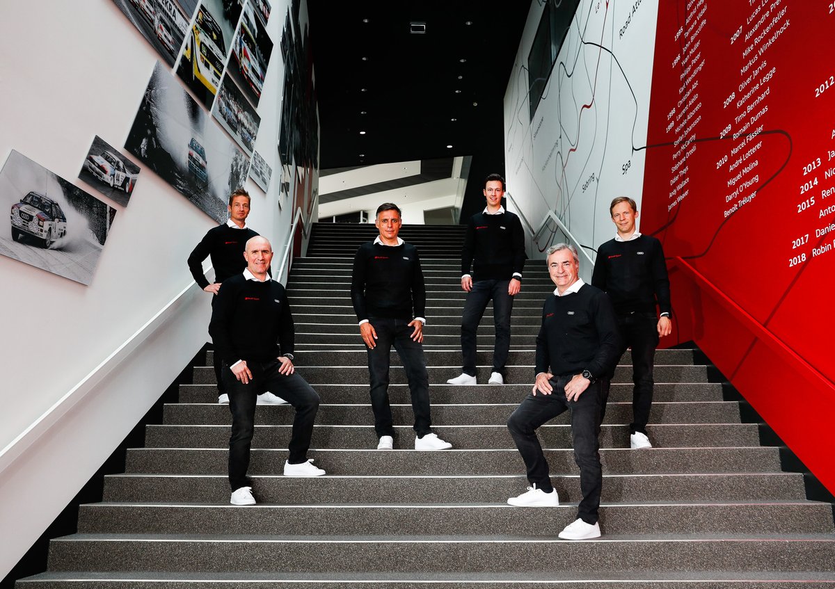 Édouard Boulanger, Stéphane Peterhansel, Lucas Cruz, Emil Bergkvist, Carlos Sainz, Mattias Ekström, Audi Sport