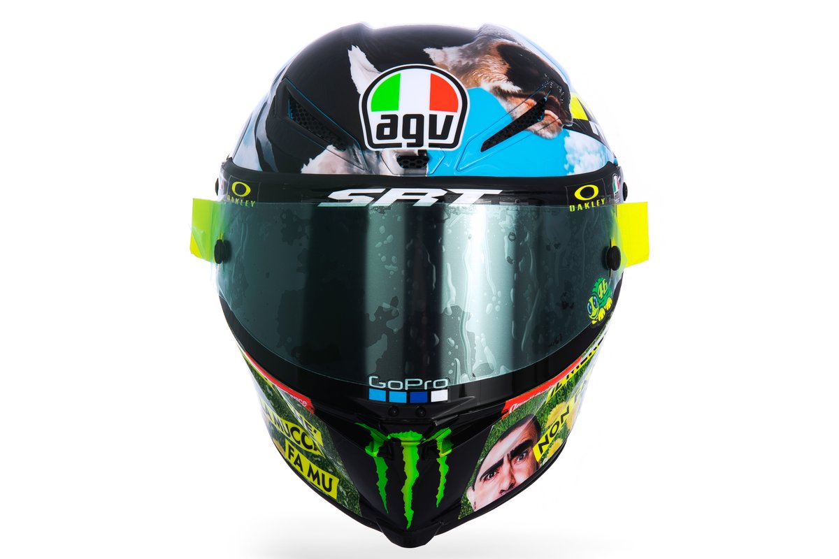 Helm van Valentino Rossi, Petronas Yamaha SRT