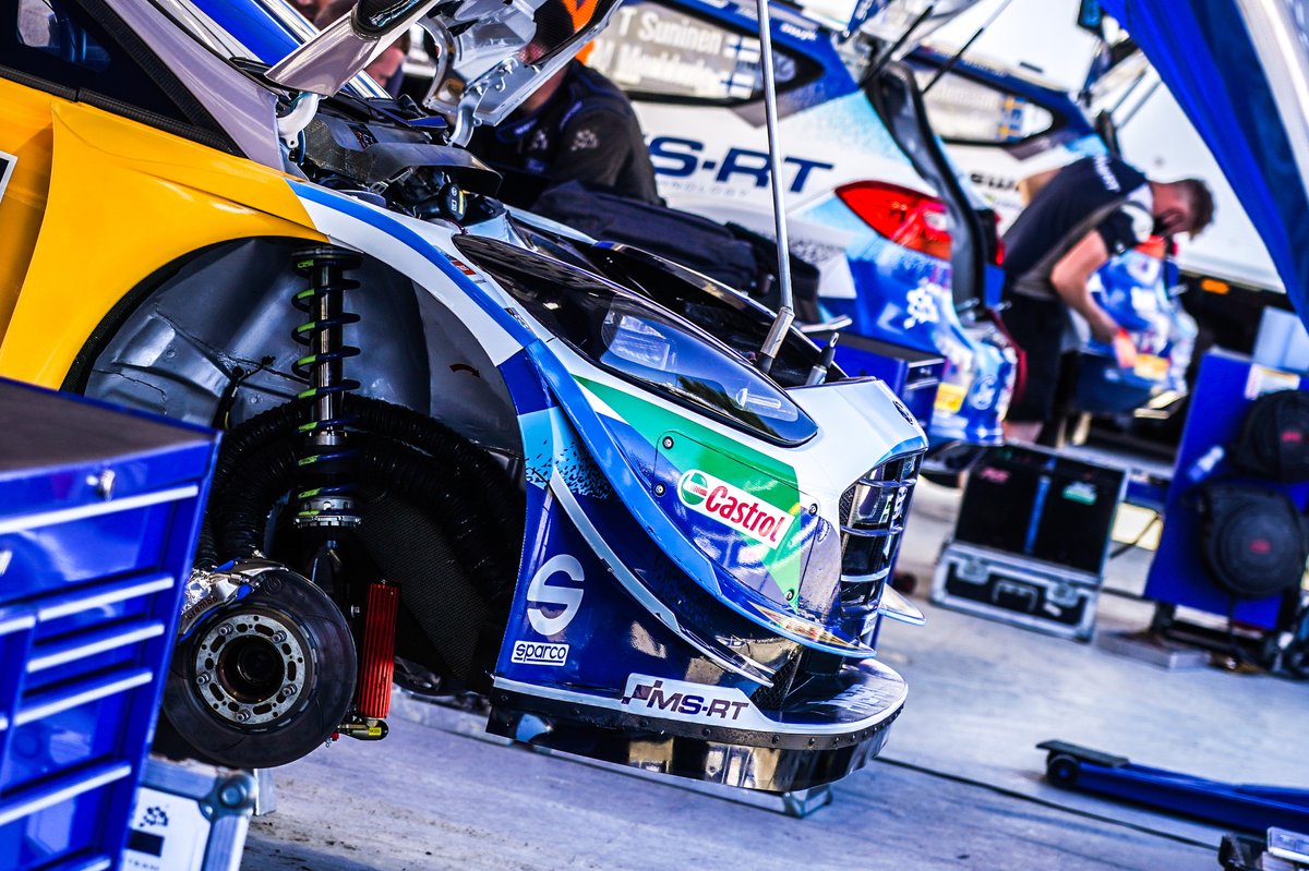 Coche de Adrien Fourmaux, Renaud Jamoul, M-Sport Ford WRT Ford Fiesta WRC