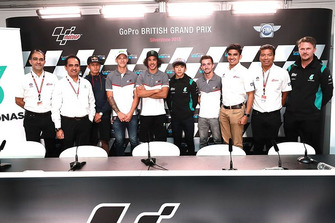 Franco Morbidelli and Fabio Quartararo and the rest of the SIC Racing Team