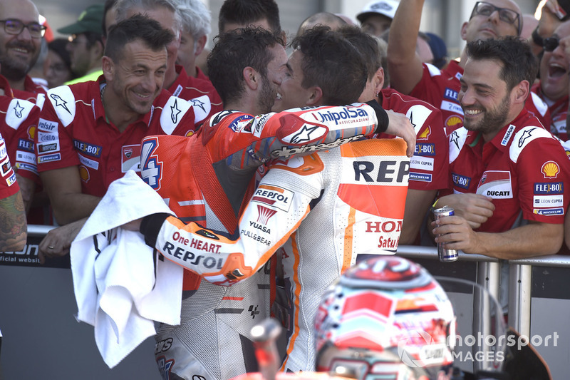 Andrea Dovizioso, Ducati Team, Marc Marquez, Repsol Honda Team