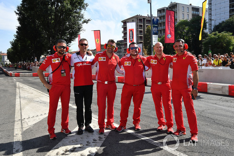 Mecánicos de Ferrari