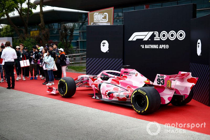 Un diseño de Bathing Ape por las 1000 carreras de la F1