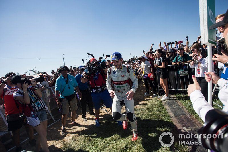 Daniel Abt, Audi Sport ABT Schaeffler heads to the podium