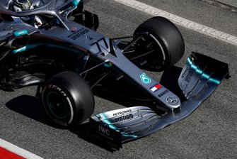 Valtteri Bottas, Mercedes-AMG F1 W10 nose and front wing