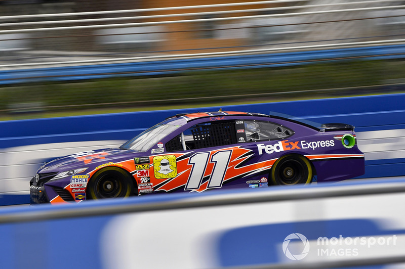 1. Denny Hamlin, Joe Gibbs Racing, Toyota Camry FedEx Express