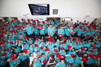 Mercedes AMG F1 2018 World Championship celebration