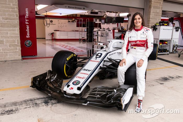 Tatiana Cálderon, Sauber C37 piloto de pruebas y reserva