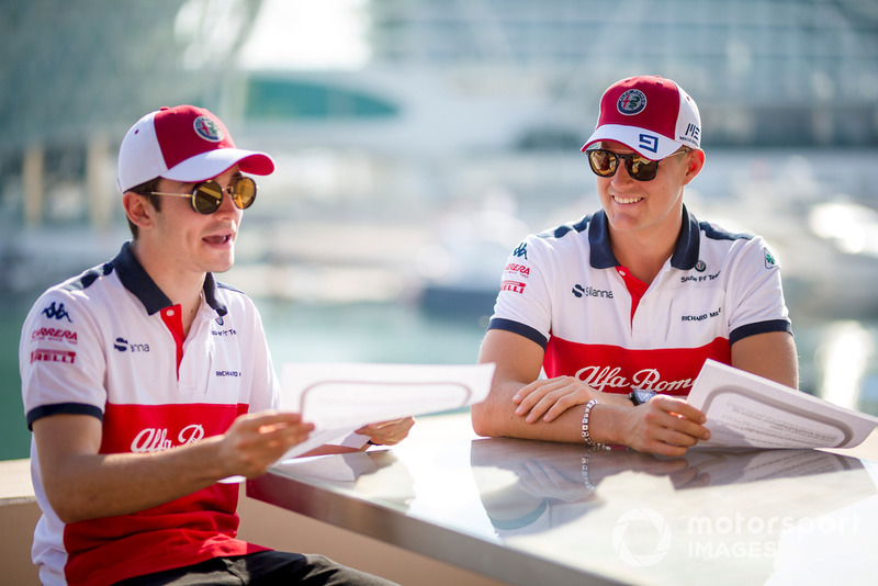 Marcus Ericsson, Sauber and Charles Leclerc, Sauber
