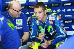 Valentino Rossi, Yamaha Factory Racing, et Silvano Galbusera