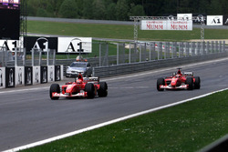 Michael Schumacher, Ferrari, Rubens Barrichello, Ferrari