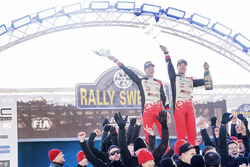 Race winners Jari-Matti Latvala, Miikka Anttila, Toyota Yaris WRC, Toyota Racing