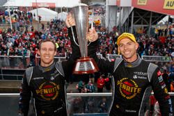 Race winners David Reynolds, Luke Youlden, Erebus Motorsport Holden with the trophy