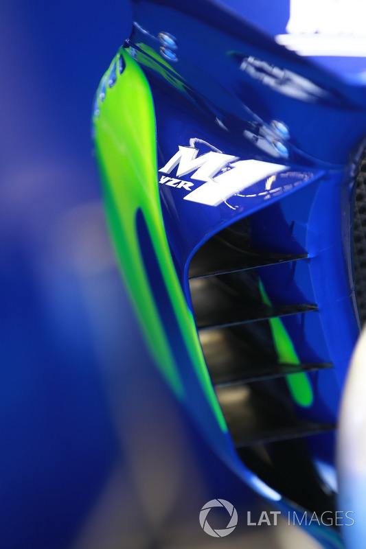 Yamaha fairing on the bike of Valentino Rossi, Yamaha Factory Racing