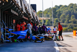 Daniel Abt, Audi Sport ABT Schaeffler, Sébastien Buemi, Renault e.Dams in the pits