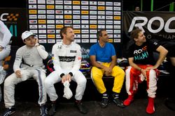 Felipe Massa, Jenson Button, Juan Pablo Montoya y Sebastian Vettel