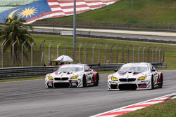 #91 FIST-Team AAI, BMW M6 GT3: Jun San Chen, Ollie Millroy, Philipp Eng; #90 FIST-Team AAI, BMW M6 GT3: Jesse Krohn, Akira Iida, Tom Blomqvist