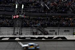 Ricky Stenhouse Jr., Roush Fenway Racing Ford takes the checkered flag