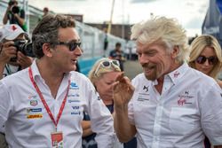 Руководитель Formula E Holdings Алехандро Агаг и Ричард Брэнсон