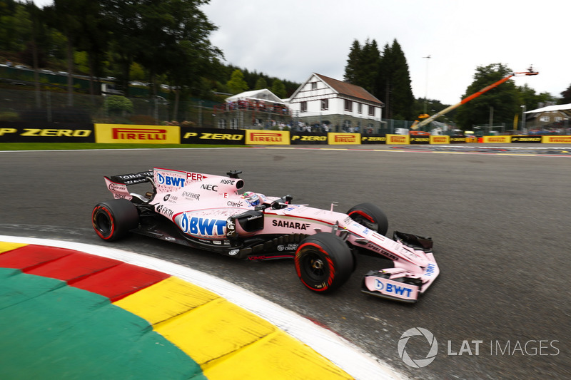 Ausfall: Sergio Perez, Sahara Force India F1 VJM10