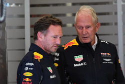 Christian Horner, Team Principal Red Bull Racing e il Dr. Helmut Marko, Consulente Red Bull Motorspo