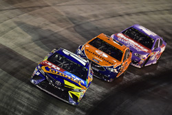 Kyle Busch, Joe Gibbs Racing Toyota, Brad Keselowski, Team Penske Ford, Kyle Larson, Chip Ganassi Racing Chevrolet