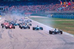 Action beim Start in Hockenheim 1995